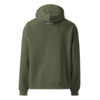 Cypress oversized hoodie back view with minimalist design