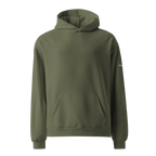 Cypress oversized hoodie front flat view – The Pixel Wolf