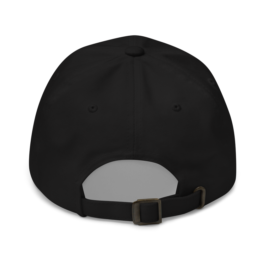 Black Classic Cap – LESS NOISE MORE MEANING back view