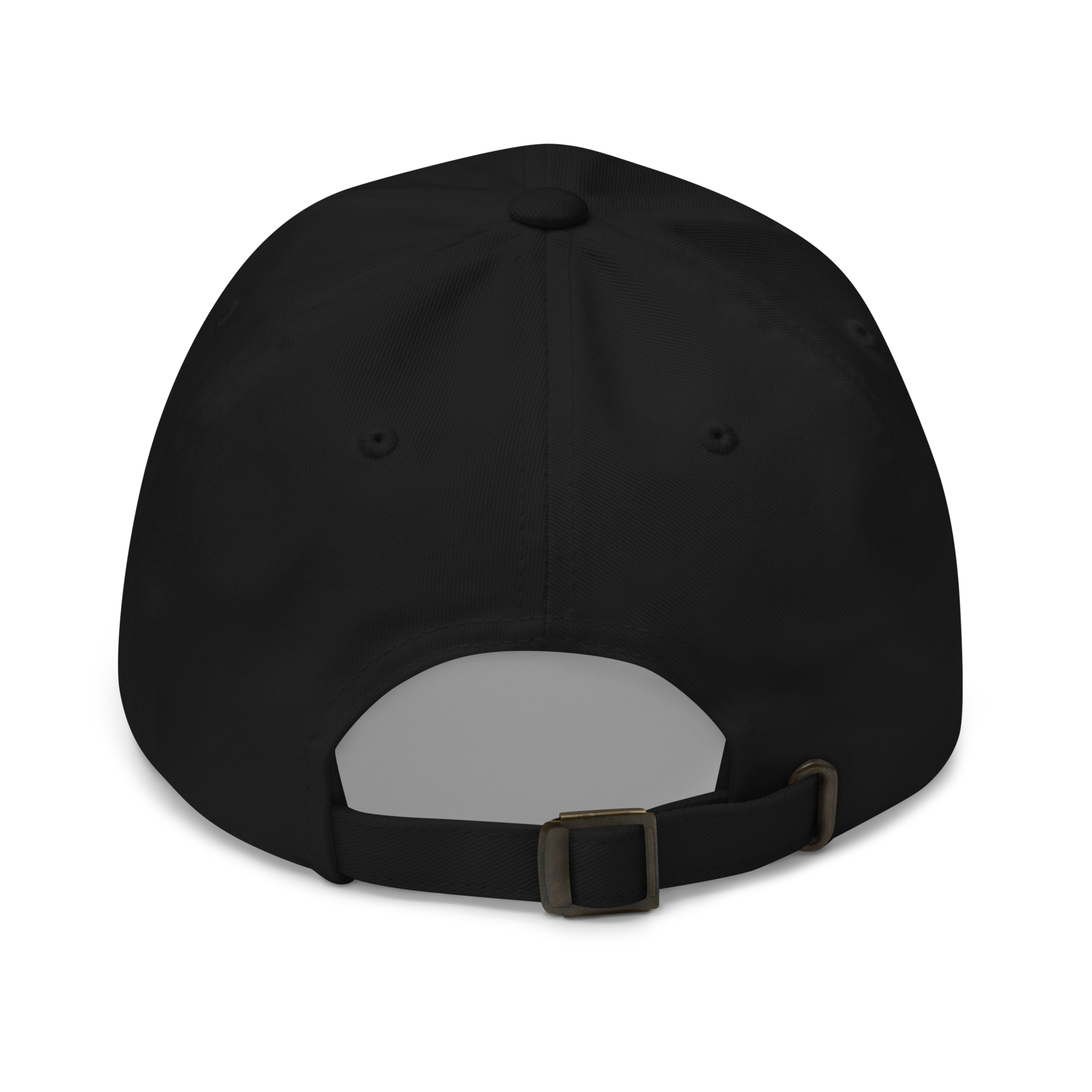 Black Classic Cap – LESS NOISE MORE MEANING back view