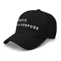 Black Classic Cap – CREATE WITH PURPOSE side view