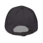Dark Grey Classic Cap – LESS NOISE MORE MEANING back view