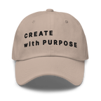 Stone Classic Cap – CREATE WITH PURPOSE front view