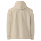 Desert Dust essential eco hoodie back view – The Pixel Wolf