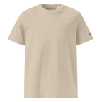 Desert Dust organic cotton t-shirt front flat view – The Pixel Wolf