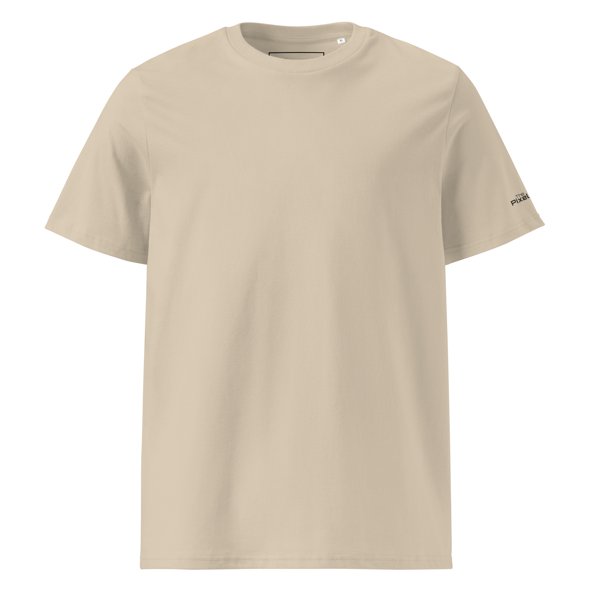 Desert Dust organic cotton t-shirt front flat view – The Pixel Wolf