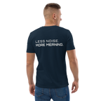 French Navy organic cotton t-shirt lifestyle worn by model – The Pixel Wolf