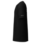 Black eco t-shirt left side view – The Pixel Wolf